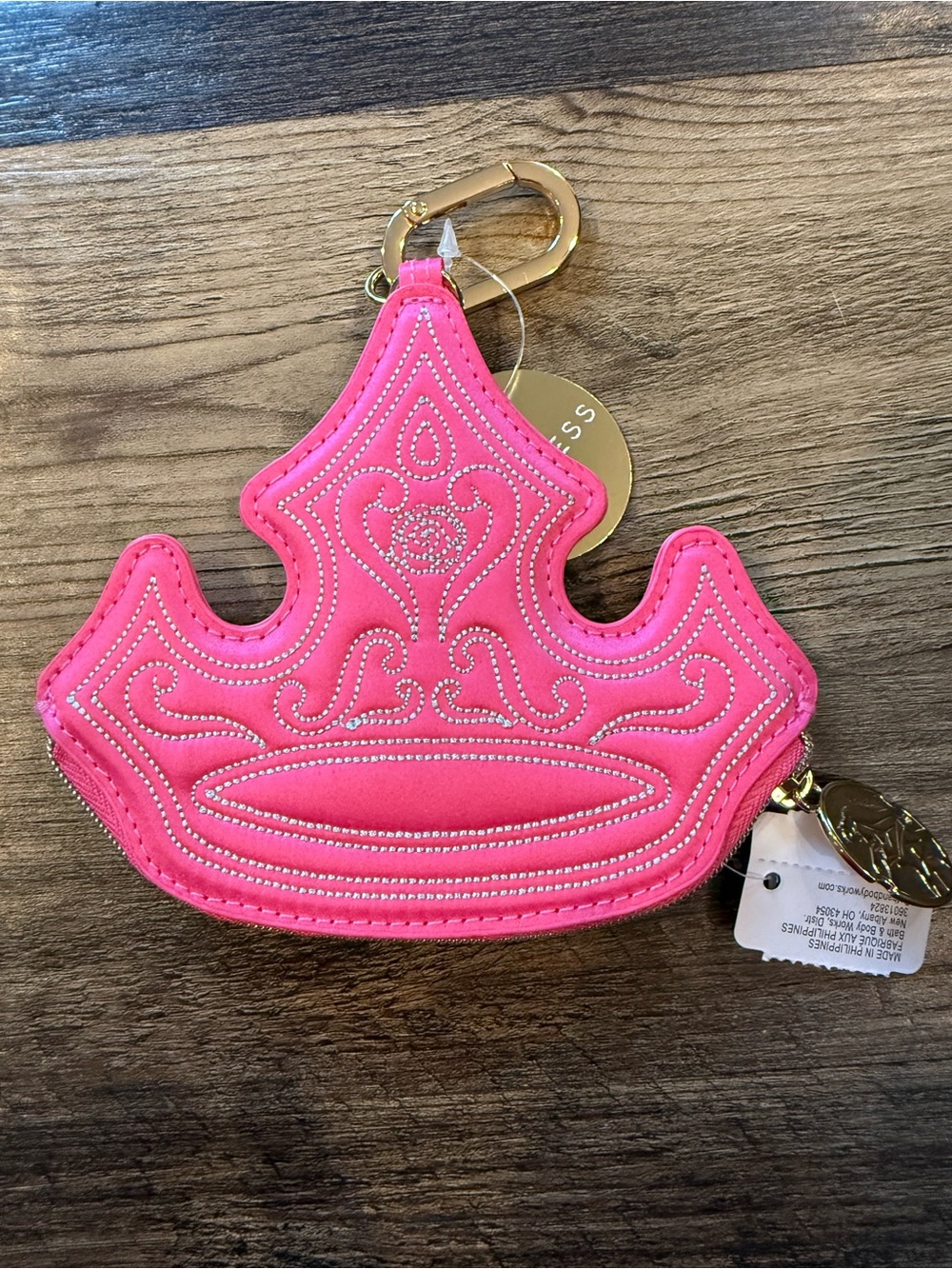 Bath & Body Works Disney Princess Aurora Crown Coin Purse